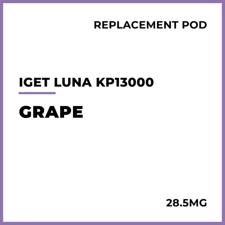 IGET LUNA KP13000 Replacement Pod - $17.95 - 28.5mg/ml - Image 14