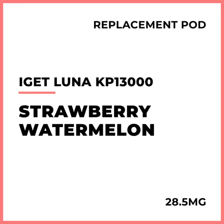 IGET LUNA KP13000 Replacement Pod - $17.95 - 28.5mg/ml - Image 4